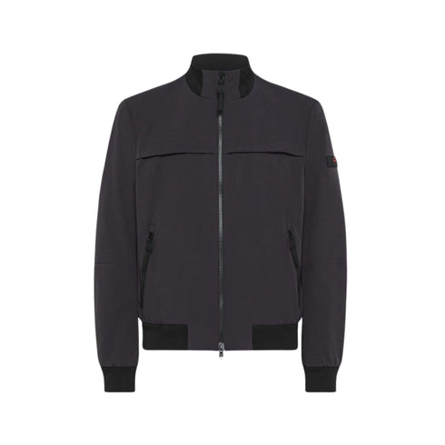Peuterey Bomber Giubbino Uomo in tessuto stretch Blu - Francavilla Moda